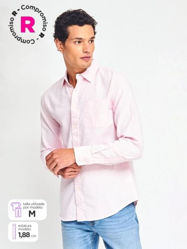 CAMISA HOMBRE AEROPOSTALE ALGODÓN MANGA LARGA - 1