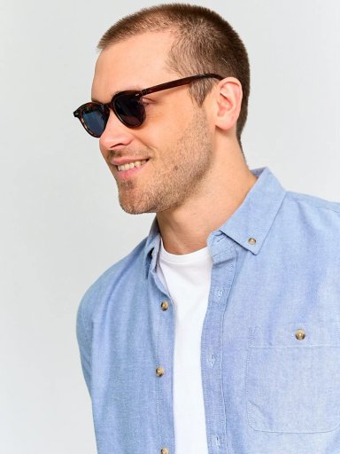 CAMISA HOMBRE ROBERT LEWIS ALGODÓN MANGA LARGA - 3