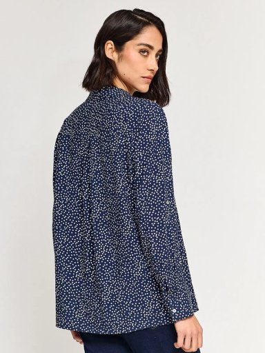 BLUSA MUJER AZIZ MANGA LARGA PRINT - 2