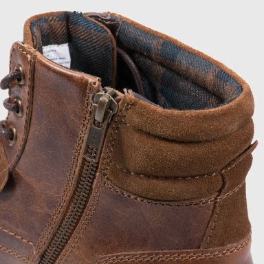BOTINES HOMBRE BARBADOS BUTON CUERO - 5