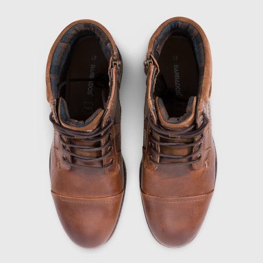 BOTINES HOMBRE BARBADOS BUTON CUERO - 4