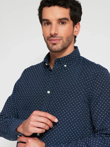 CAMISA HOMBRE KENNETH STEVENS ALGODÓN MANGA LARGA - 3