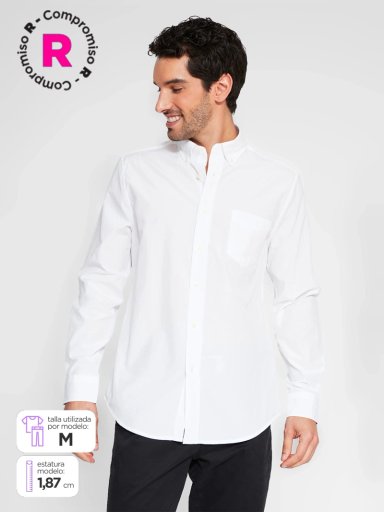 CAMISA HOMBRE KENNETH STEVENS ALGODÓN MANGA LARGA - 1