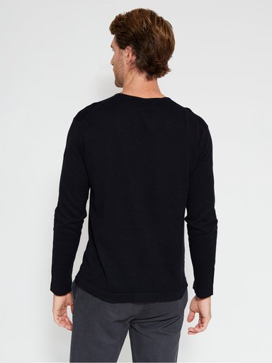 SWEATER HOMBRE CACHAREL ALGODÓN CUELLO REDONDO - 2