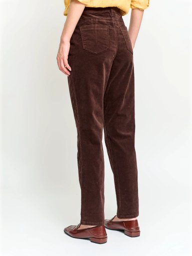 PANTALÓN MUJER AZIZ ALGODÓN REGULAR COTELÉ - 3