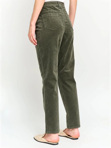 PANTALÓN MUJER AZIZ ALGODÓN REGULAR COTELÉ - 3