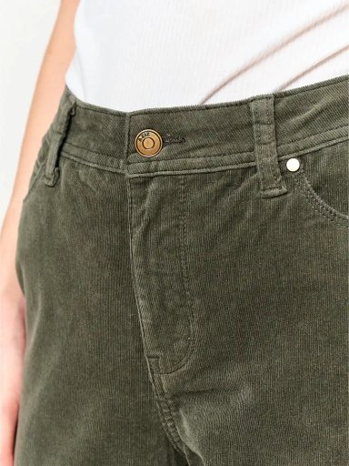 PANTALÓN MUJER AZIZ ALGODÓN REGULAR COTELÉ - 4