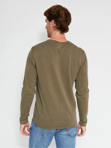 SWEATER HOMBRE BARBADOS ALGODÓN CUELLO REDONDO BÁSICO - 2
