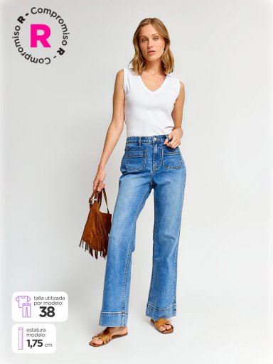 JEANS MUJER MARQUIS ALGODÓN FLARE - 1