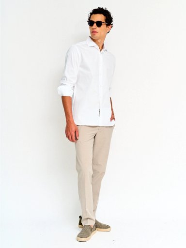 CAMISA HOMBRE MARQUIS ALGODÓN MANGA LARGA POPLIN - 4
