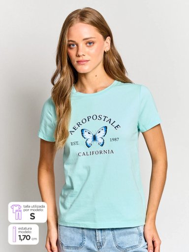 POLERA MUJER AEROPOSTALE ALGODÓN  - 1