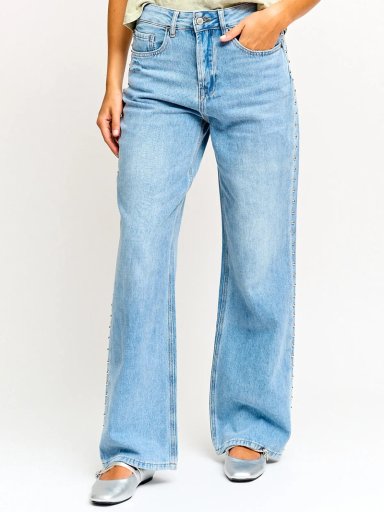 JEANS MUJER AEROPOSTALE ALGODÓN TACHAS - 2