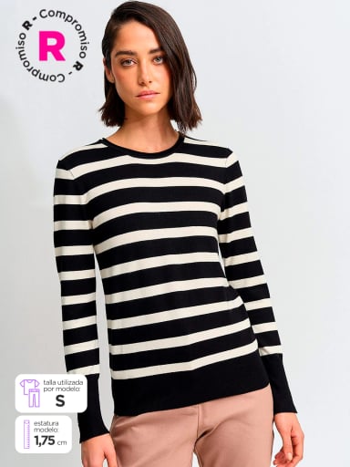 SWEATER MUJER MARQUIS CUELLO REDONDO - 1