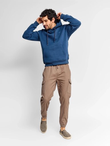 POLERÓN HOMBRE ROBERT LEWIS ALGODÓN HOODIE BÁSICO - 4