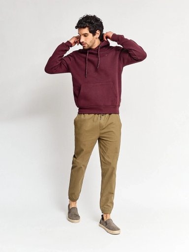 POLERÓN HOMBRE ROBERT LEWIS ALGODÓN HOODIE BÁSICO - 4