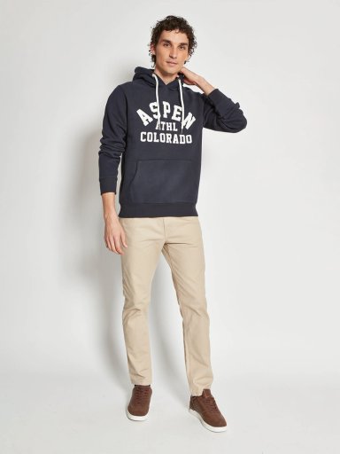 POLERÓN HOMBRE ROBERT LEWIS ALGODÓN HOODIE ESTAMPADO - 4
