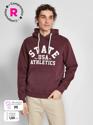 POLERÓN HOMBRE ROBERT LEWIS ALGODÓN HOODIE ESTAMPADO - 1