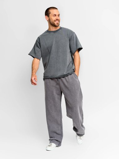 PANTALÓN DE BUZO HOMBRE INDEX ALGODÓN WIDELEG - 4