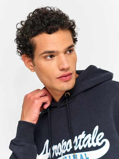 POLERÓN HOMBRE AEROPOSTALE SUEDE HOODIE - 3