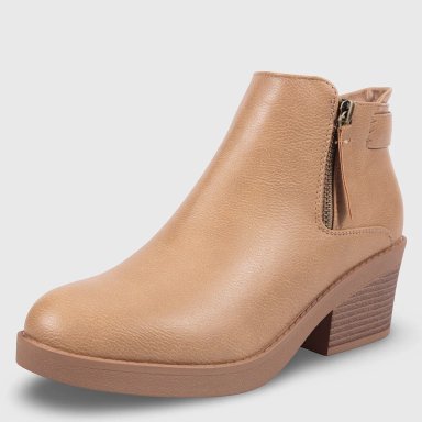 BOTINES MUJER BRIGITTE NAUX BEIGE ELILI - 3