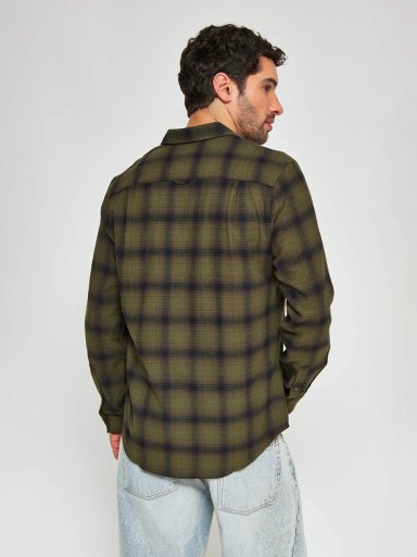 CAMISA HOMBRE HALF ALGODÓN MANGA LARGA - 2