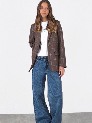 BLAZER MUJER RAINDOOR LANA CUADROS - 1