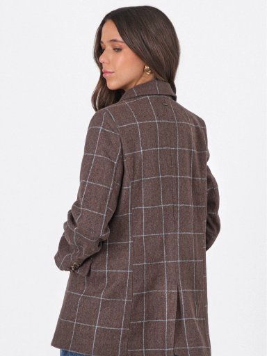 BLAZER MUJER RAINDOOR LANA CUADROS - 4