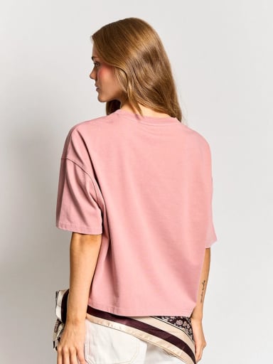 POLERA MUJER INDEX ALGODÓN MANGA CORTA BÁSICA - 2