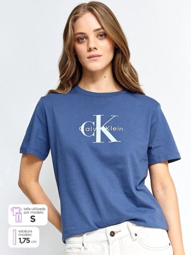 POLERA MUJER CALVIN KLEIN ALGODÓN  - 1
