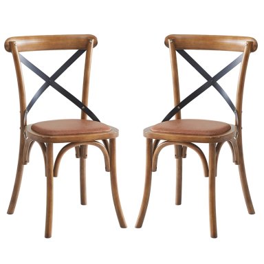 PAR DE SILLAS RIPLEY HOME CRUZETA SEAT PU - 3