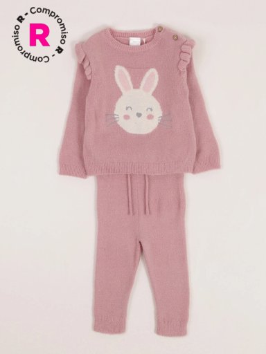CONJUNTO NIÑA BABY HARVEST SWEATER Y PANTALÓN - 1