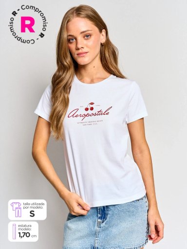 POLERA MUJER AEROPOSTALE ALGODÓN  - 1