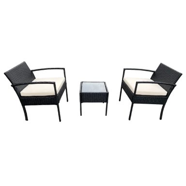 SET TERRAZA DI PORETTI DESIGN LIVORNO NEGRO - 2