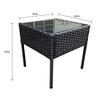 SET TERRAZA DI PORETTI DESIGN LIVORNO NEGRO - 6
