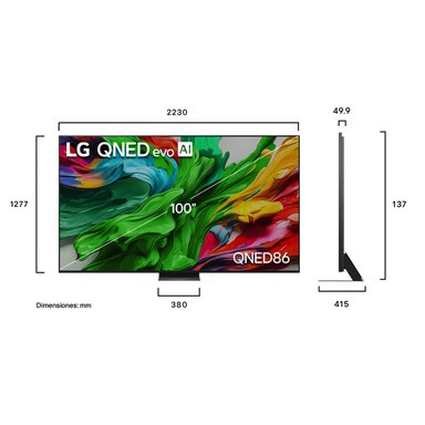SMART TV LG QLED 4K UHD 100” 100QNED86 - 3