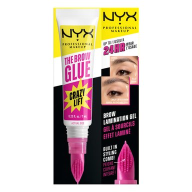 FIJADOR DE CEJAS NYX THE BROW GLUE CRAZY LIFT  01 - 6
