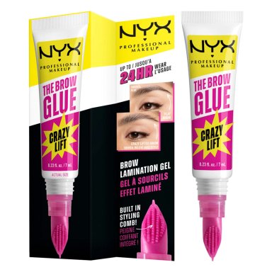 FIJADOR DE CEJAS NYX THE BROW GLUE CRAZY LIFT  01 - 7