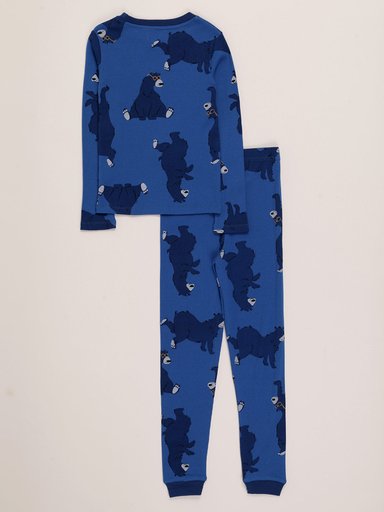 PIJAMA NIÑO HARVEST BEAR MANGA LARGA - 2