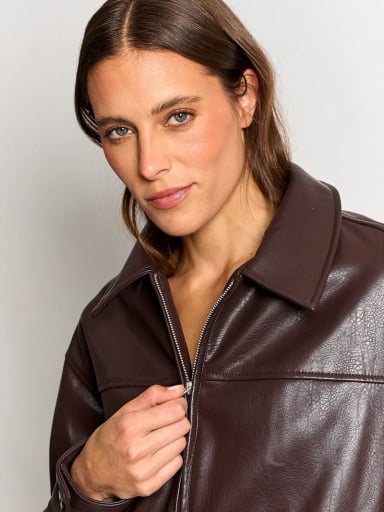 CHAQUETA MUJER MARQUIS EFECTO PIEL - 3