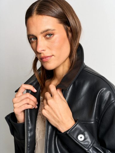 CHAQUETA MUJER MARQUIS EFECTO PIEL - 3