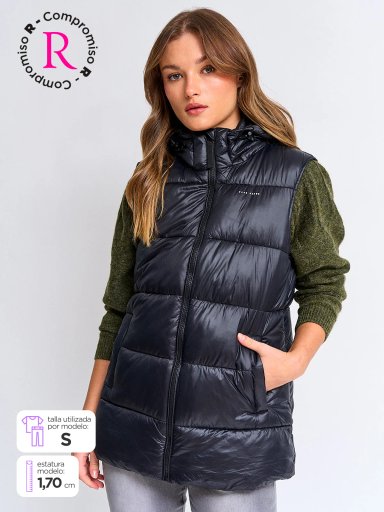 PARKA MUJER PEPE JEANS SIN MANGAS - 1
