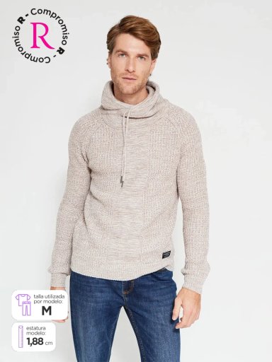 SWEATER HOMBRE BARBADOS CUELLO ALTO - 1