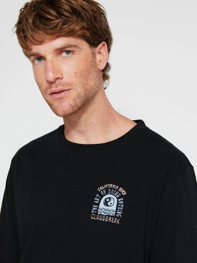 POLERA HOMBRE CLOUDBREAK ALGODÓN MANGA LARGA PRINT - 3