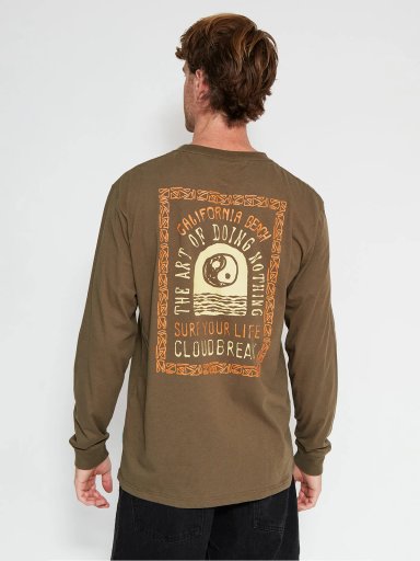 POLERA HOMBRE CLOUDBREAK ALGODÓN MANGA LARGA PRINT - 2
