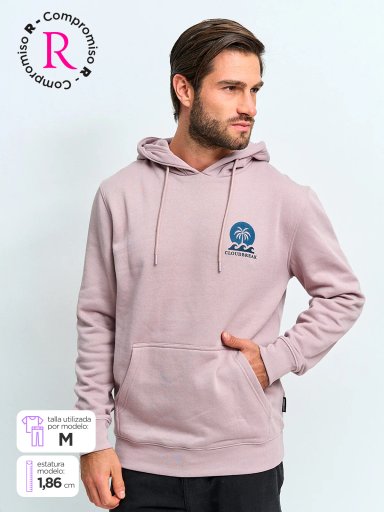POLERÓN HOMBRE CLOUDBREAK ALGODÓN HOODIE PRINT - 1