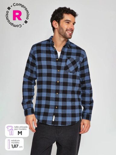 CAMISA HOMBRE CLOUDBREAK ALGODÓN MANGA LARGA TWILL - 1