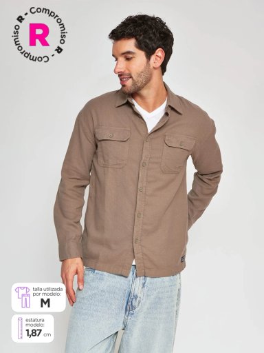 CAMISA HOMBRE CLOUDBREAK ALGODÓN MANGA LARGA - 1