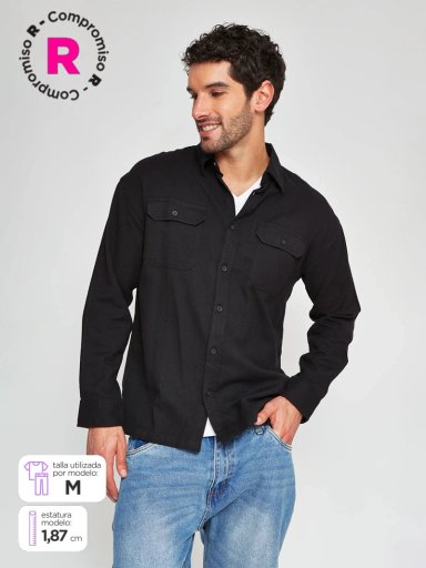 CAMISA HOMBRE CLOUDBREAK ALGODÓN MANGA LARGA - 1
