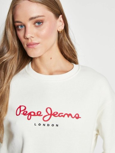 POLERÓN MUJER PEPE JEANS ALGODÓN LOGO - 3