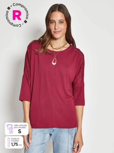 POLERA MUJER TATIENNE MANGA 3/4 - 1